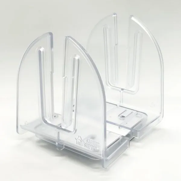 Brakett m/dobbeltsidig tape, inkl. 2*halvdel posedispenser