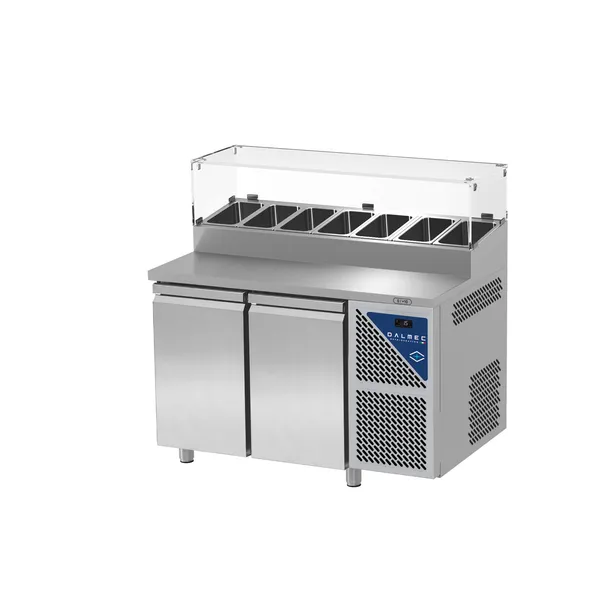 SNACK 700 garnityrbenk med glass, 2 dører