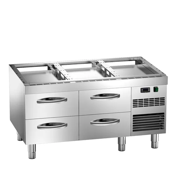 Icon7000 grillkjølebenk 4 skuffer
