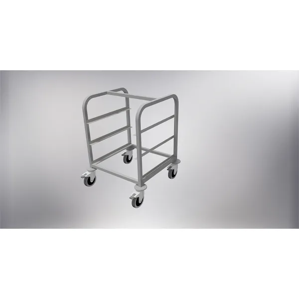 Rangeringsvogn for 3 oppvaskkurver