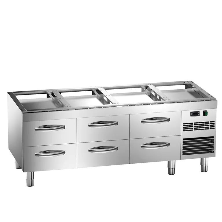 Icon7000 grillkjølebenk 6 skuffer