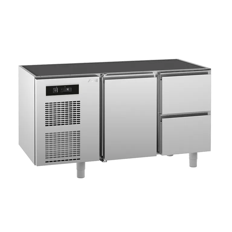 UNIVERSAL kjølebenk 1 dør + 2 skuffer uten arbeidstopp